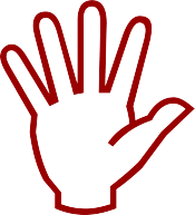 rote Hand